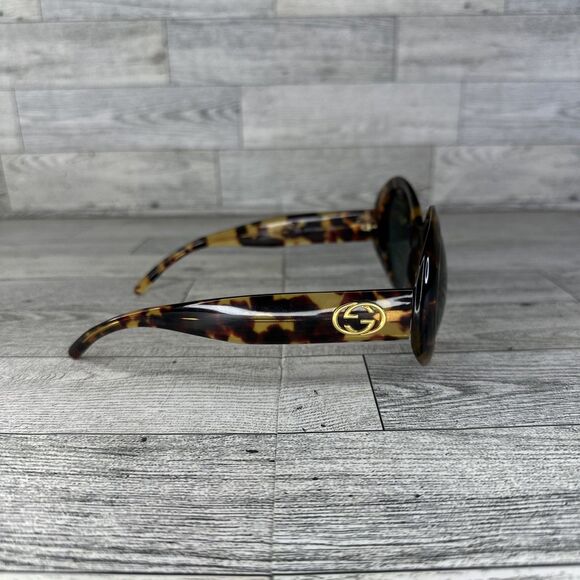 Gucci GG 2401 N/S Tortoise Shell Circle Round Women Eyeglasses 02Y 55-24-145 - Picture 1 of 7